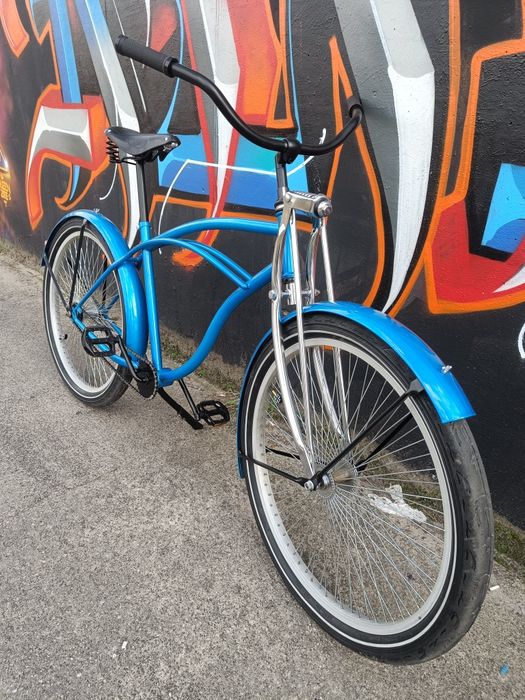 Cruiser, nowe części, koła wieloszprychowe, Brooks, Springer