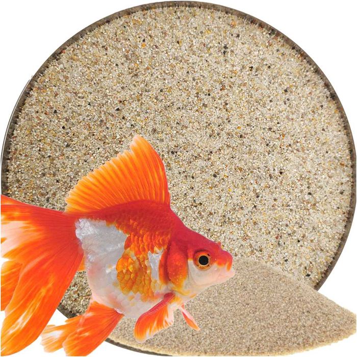 Biały piasek 25kg kwarcowy dla rybek do akwarium podłoże żwirek jakość