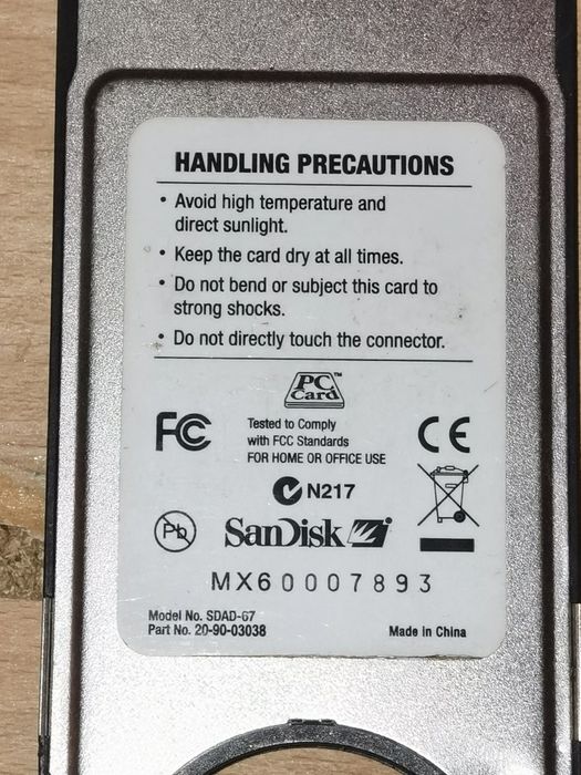 Sand disk 6in1 card