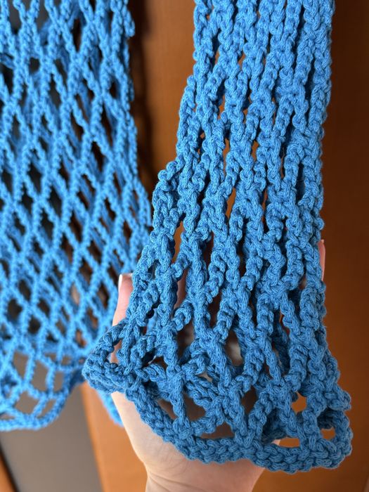 Пляжна туніка ручноі роботи укр бренд nu.art.macrame