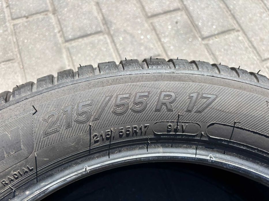 2X OPONY CAŁOROCZNE 215/55R17 94V Michelin CrossClimate+ 6.9MM 2022R SPRAWDZONE CAŁE!