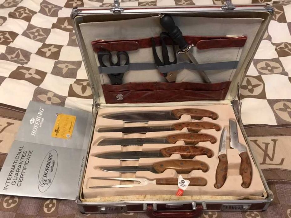 Набор ножей и вилок для гриля и барбекю( в чемодане). Hoffburg HB 926