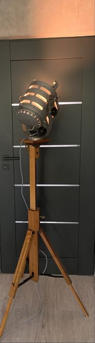 Lampa podlogowa stojaca vintage loft industrial industrialna glamour