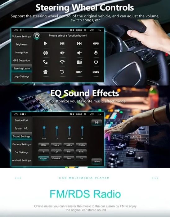 Radio 2din multimédia para Mercedes