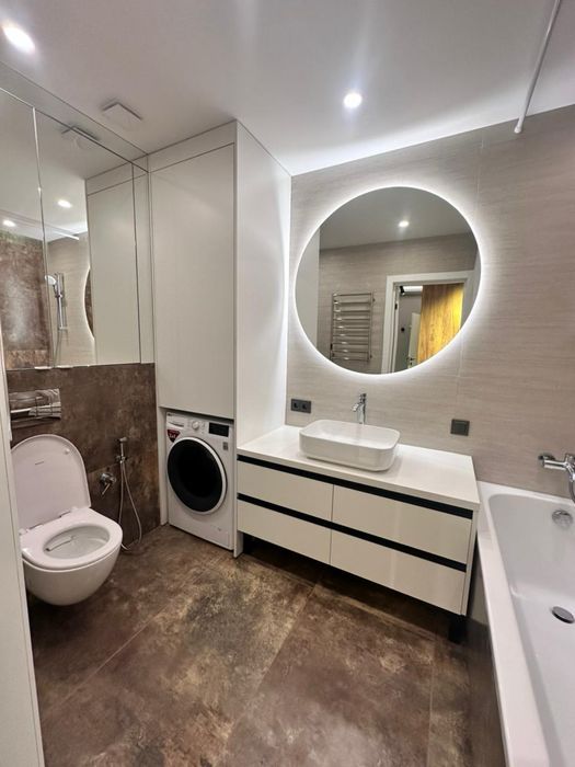 Аренда-Стильна 1-кімнатна квартира 45 м² | Дизайнерський ремонт | вул. Некрасова, 10 | Укриття в будинку