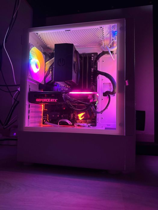 Komputer Gaming Ryzen 5 3600 RTX 3060 Ti 16GB NVMe RGB | B450 AORUS