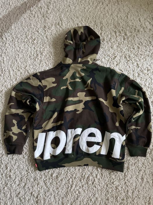Зип-худи Supreme Big Logo Camo Размер-М