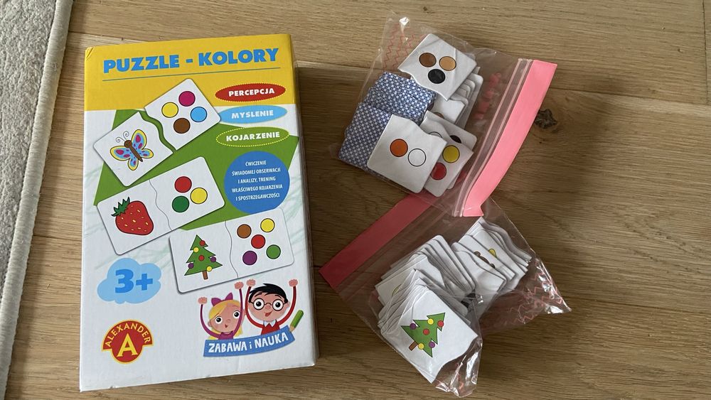 Puzzle kolory gra zgadywanka