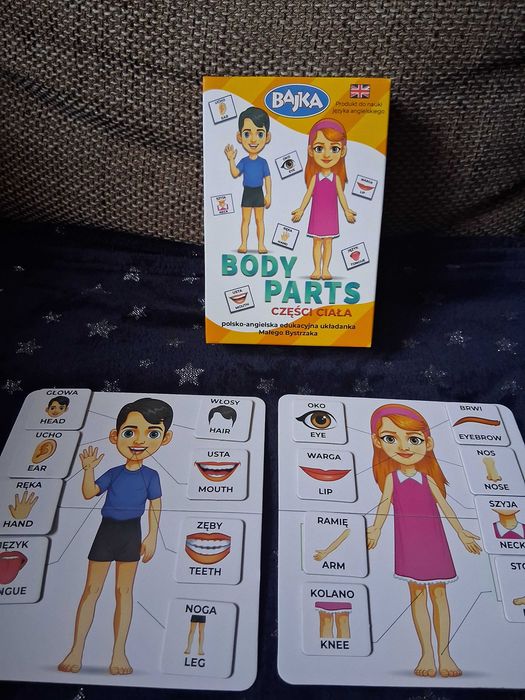 Układanka edukacyjna Body parts części ciała