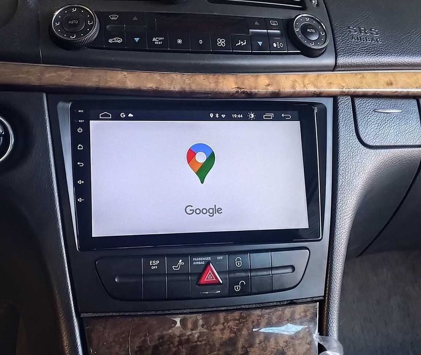 (NOVO) Rádio 2DIN 9" [4+64GB]• Mercedes Classe E (E220) • Android W211