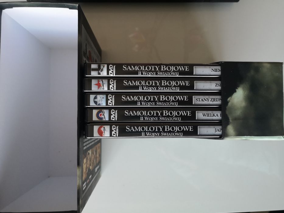 Samoloty bojowe II Wojny Światowej 5 x dvd