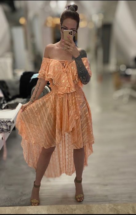 Oszałamiająca sukienka lato impreza wesele