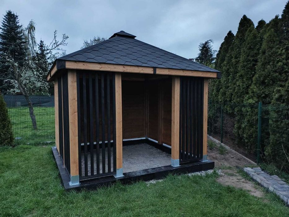 Altana altanka ogrodowa drewniana "SYCYLIA" 4x4 HIT!