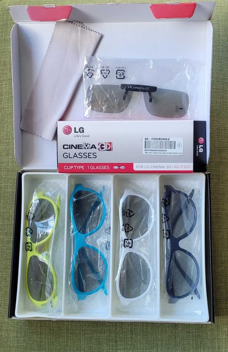 Nowe oryginalne okulary 3D, LG Cinema 3D Glasses