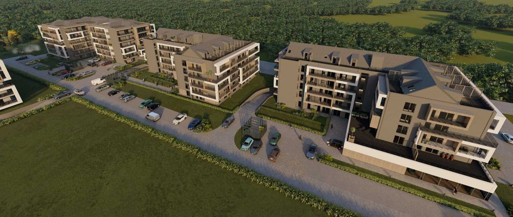 Mieszkanie 56,13 m2 oś. Błękitne blok B M48 stan deweloperski