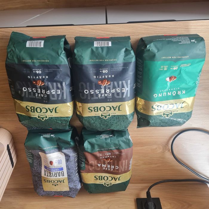 Kawa ziarnista tchibo lavazza jacobs dallmayr