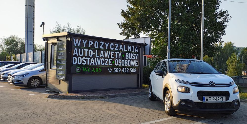 Wynajem samochodu wypożyczalnia samochodów aut osobowych van bus