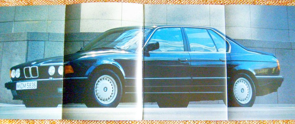 BMW 7 E32 - 730i 735i 735iL * prospekt 48 str. PIERWSZE WYDANIE 1986 !