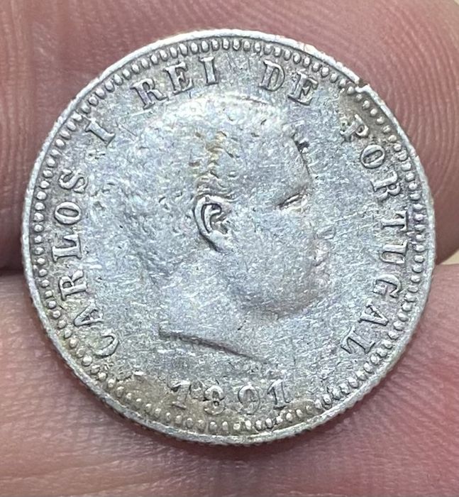 Moeda 655 - D CARLOS I - 100 Reis 1891