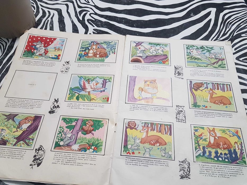 Caderneta cromos Bambi 2°edição 1969