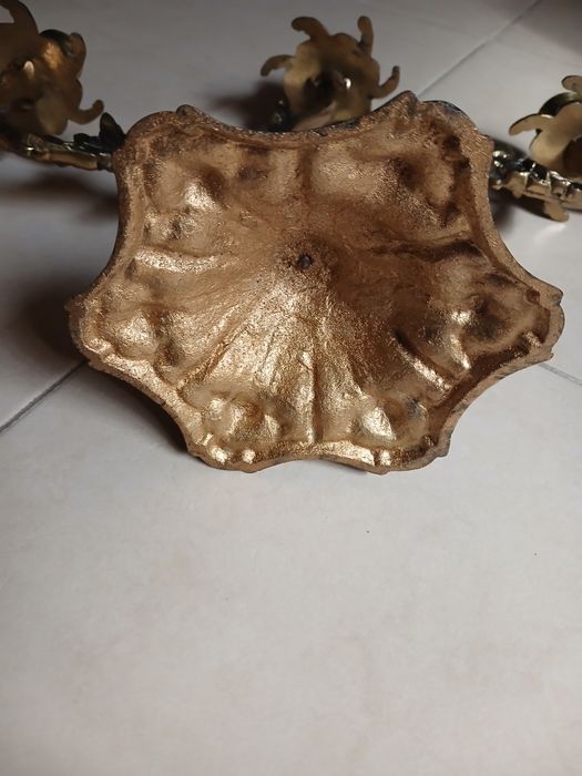 Candelabro 3 lumes Antigo Estilo Barroco