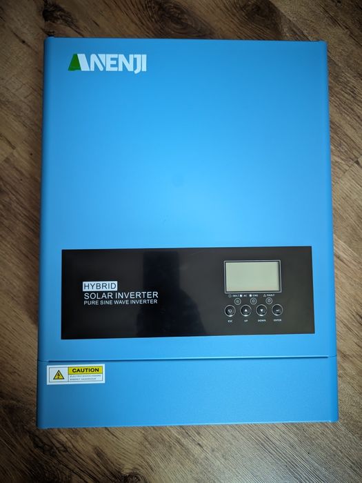 Нова версія! Гібрідний інвертор Anenji 6,2кВт з Wi-Fi . 9000Вт панелей.