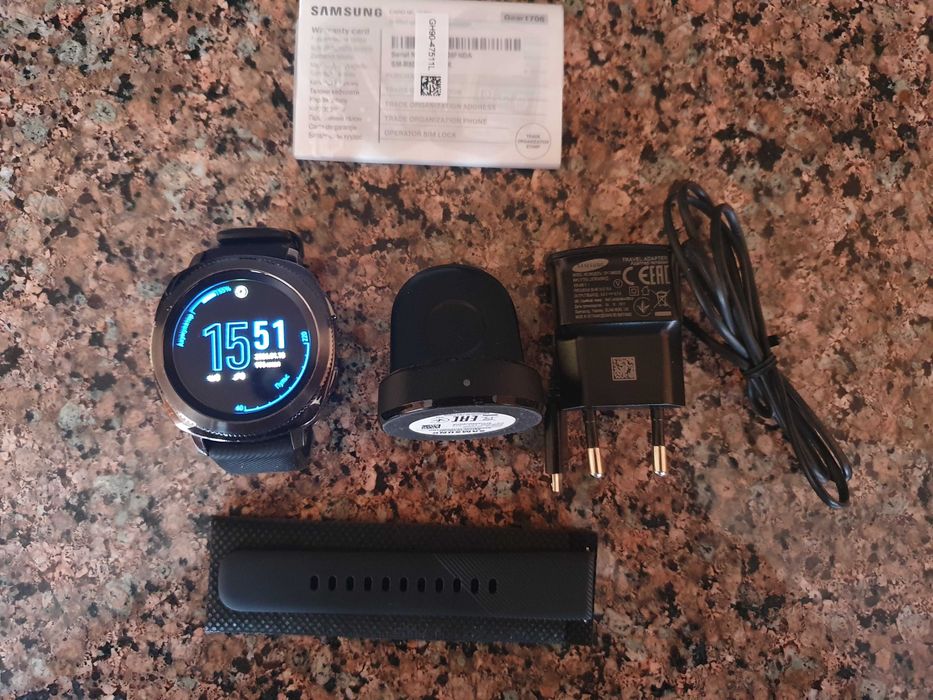 Смарт годинник Samsung Gear Sport Black (SM-R600)