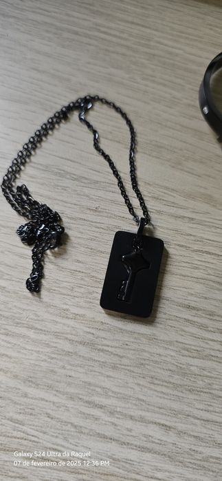 Conjunto colar e pulseira namorados