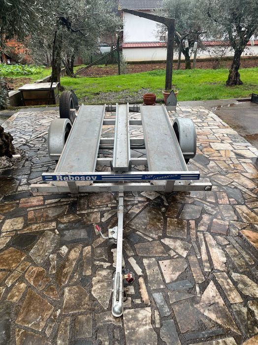 Reboque em alumínio para transportes de motos