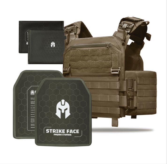 Бронежилет 6клас ДСТУ керамічні плити, балістичні пакети та плитоноска