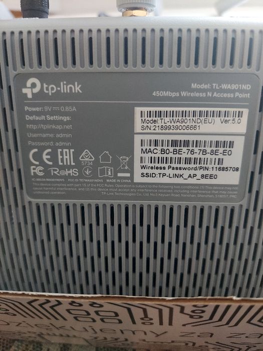 Router tp link TL-WA901ND access point