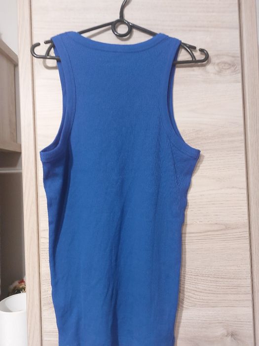 Nowa Koszulka na ramiączkach kobaltowa niebieska  Bershka M 38