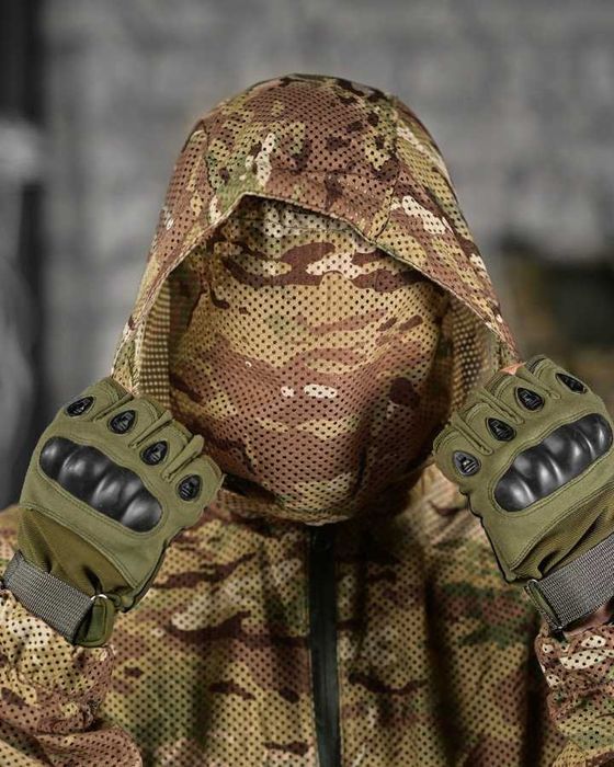 Маскувальний костюм Мультикам із шліфованої сітки M-4XL Без передоплат