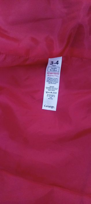 Płaszcz 3-4 lat George