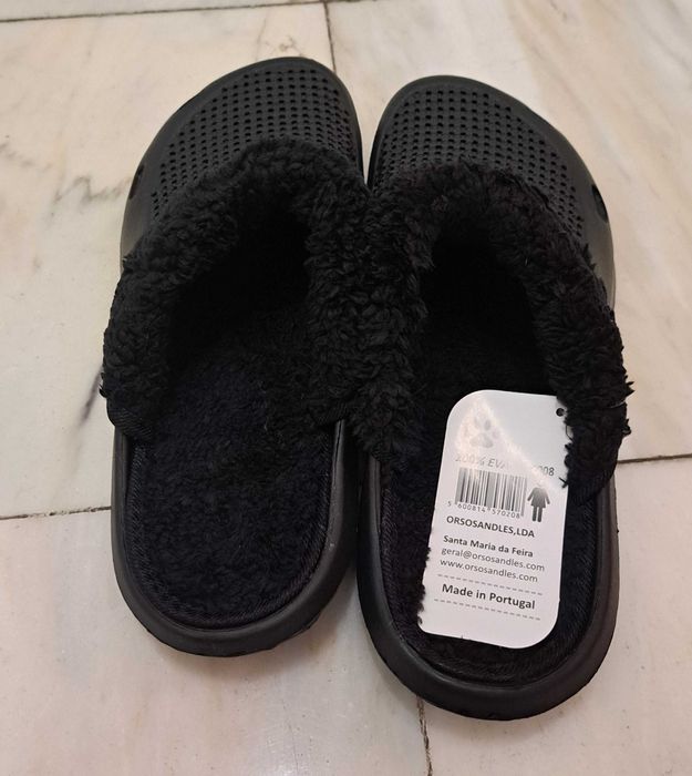 Crocs - Sandálias 100% eva - Orsosandles - Novas! - Tamanho 41 - Preto