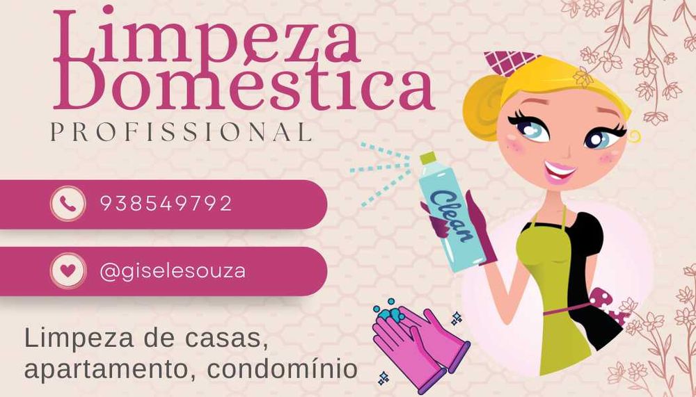Limpeza doméstica