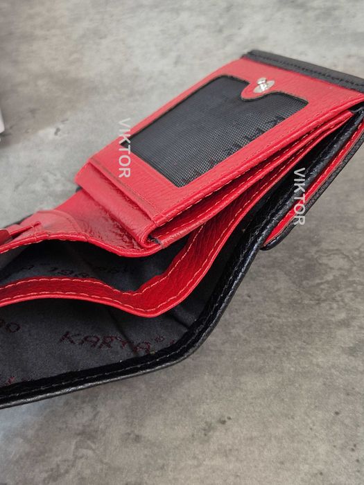 Маленький кожаный женский кошелек KARYA. Турция. Шкіряний гаманець