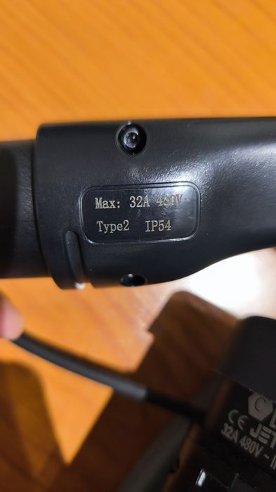 Cabo de Carregamento 11Kw 16A Tipo 2 EV