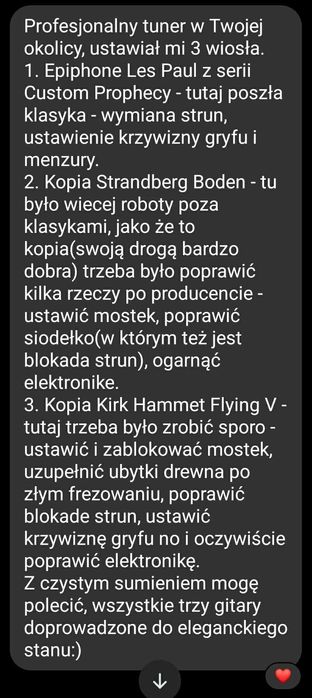 Twoja gitara może grać lepiej! Serwis, regulacja, doradztwo i inne!