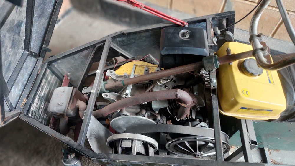 Саморобний снігохід