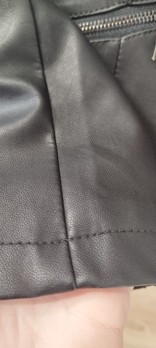 Ramoneska , czarna, kurtka, na guziki , zamki przy rękawach ,Drole de