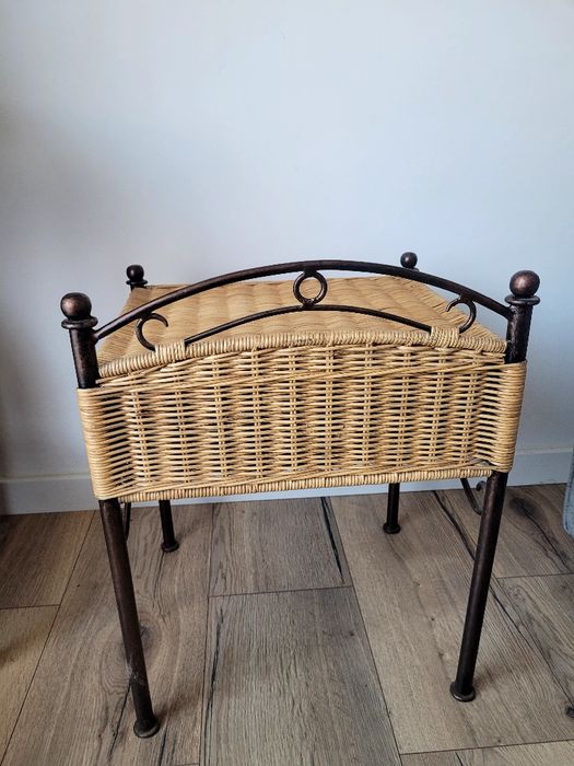 Szafka wiklinowa/stolik nocny/stolik boczny
