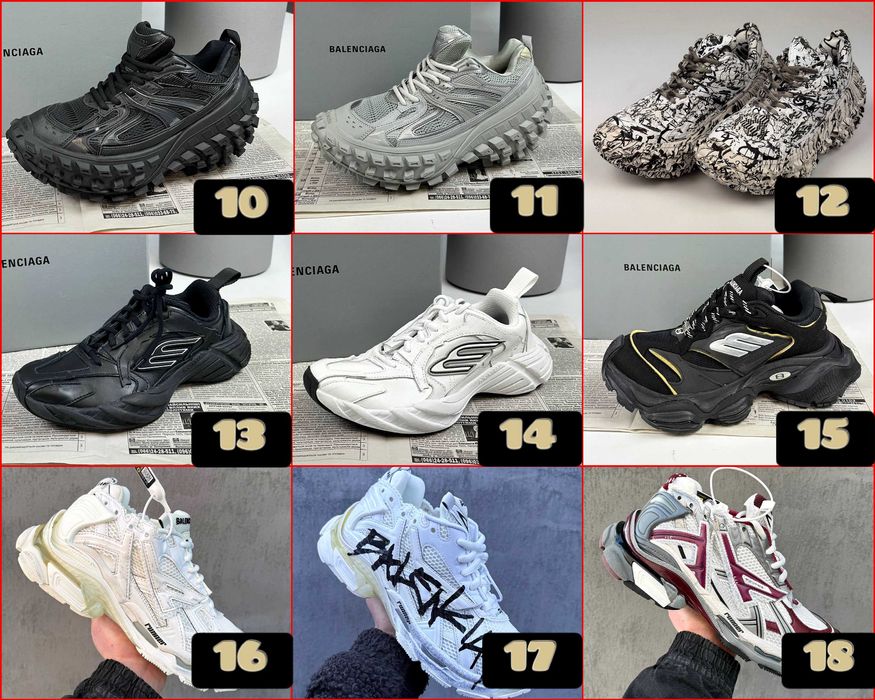 ‼️Усі кольори Кросівки Balenciaga Track / 3XL / Runner / 10XL / Defender | Унісекс | Розміри 36 - 45‼️