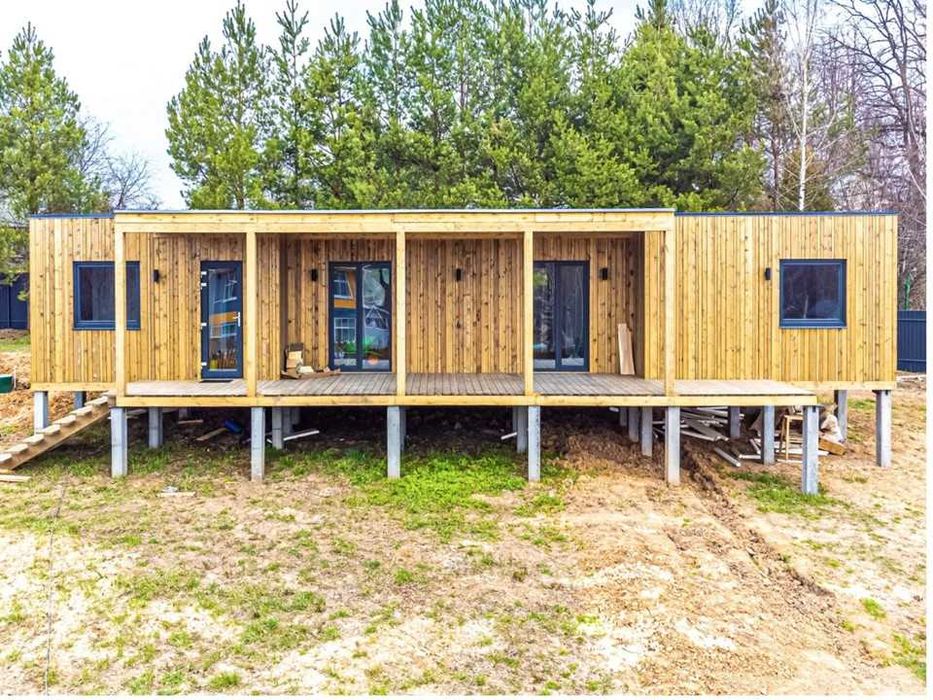 Casa de Madeira T.3 Bungalow Pré-Fabricada