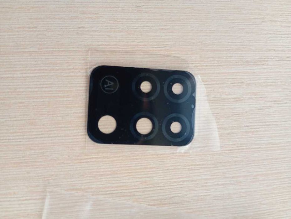 Скло камери Tecno Pova LD7 чорне - захисне скло об'єктива