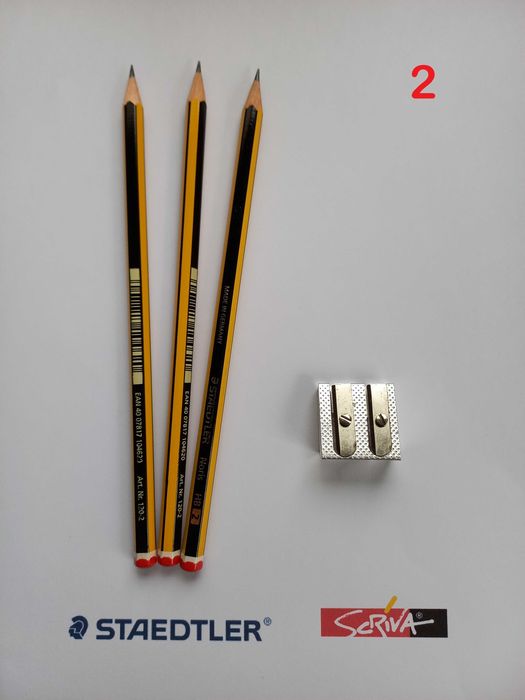 Lápis Staedtler Noris HB2 / Afia Scriva / Faber-Castell