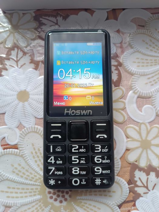 Новий Кнопковий мобільний телефон Hoswn i79 (H6) 2SIM чорний