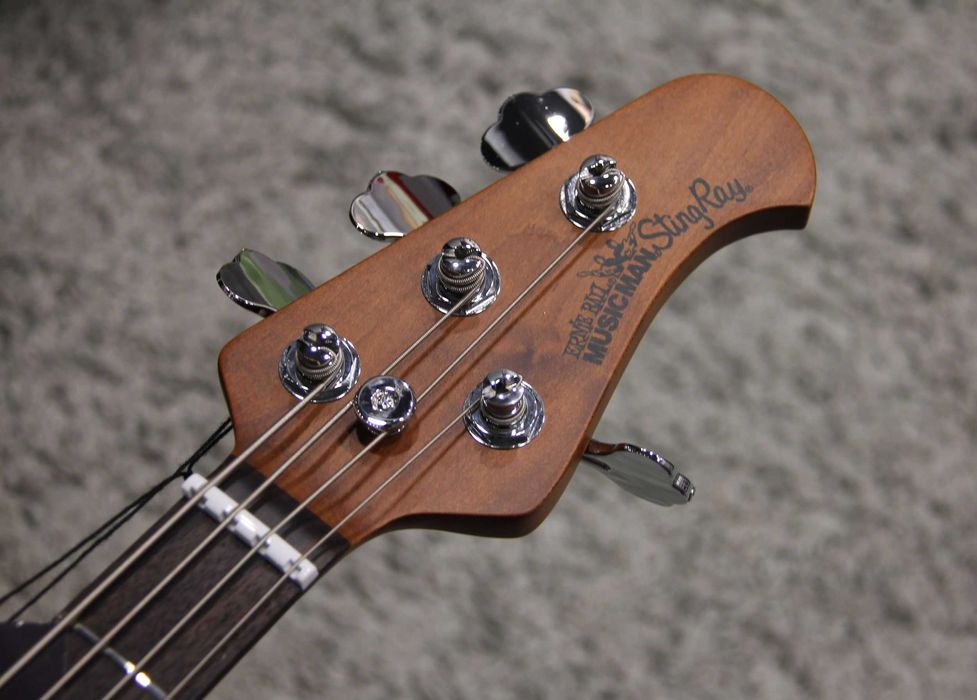 Gitara basowa Music Man StingRay 4 Translucent Orange - nowa / gwarancja