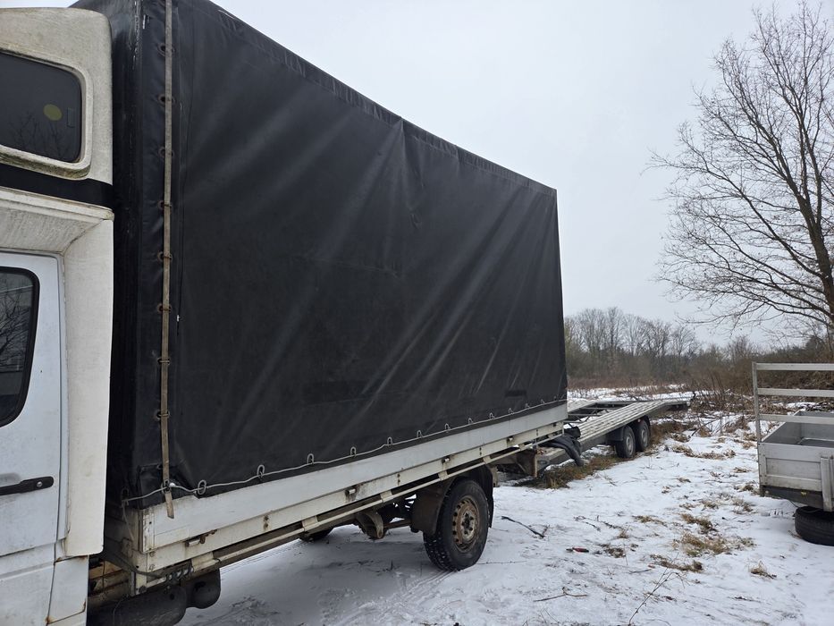 Zabudowa skrzyniowa + plandeka (komplet) 4,25 x 2,10 x 2,30