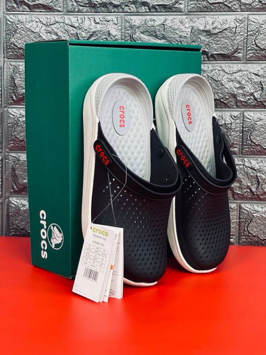 Силиконовые кроксы / шлепки с закрытыми пальцами / Мужские crocs шлепанцы удобные/ кроксы мужсие / шлепнцы крокс/ crocs